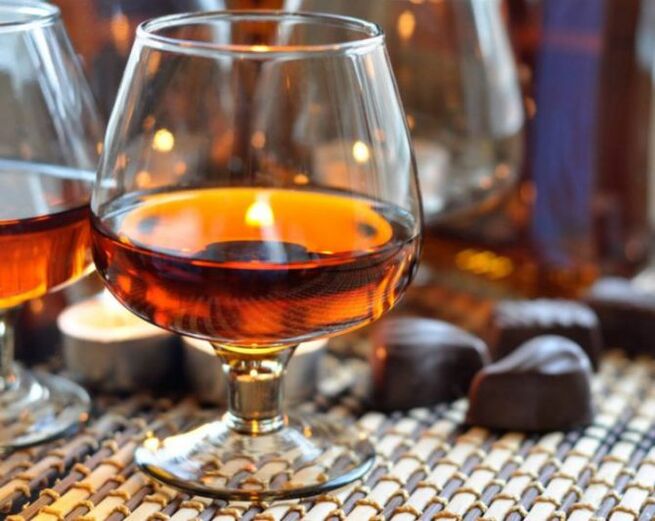 Rizinusueleg a Cognac fir Parasiten